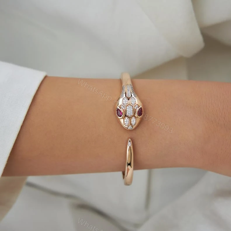 View 4 of Bvlgari Serpenti 18k pink gold bracelet