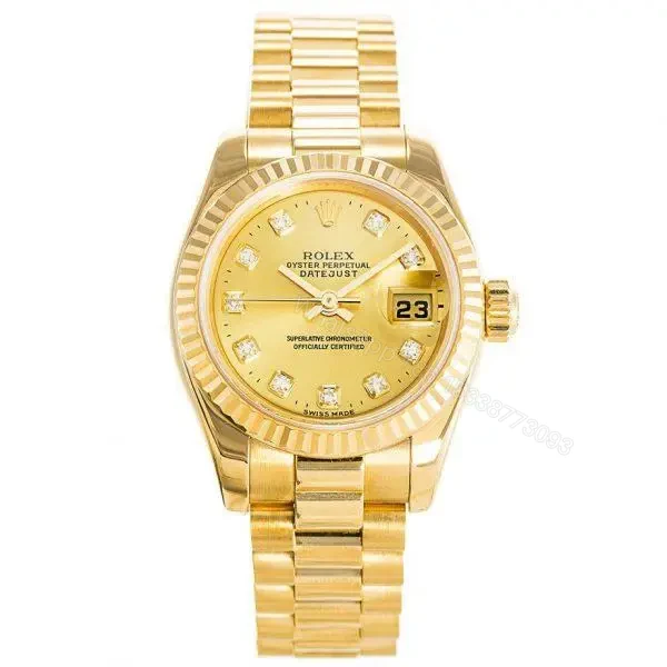 Replica Rolex Datejust Gold Ladies 179178 — view 1