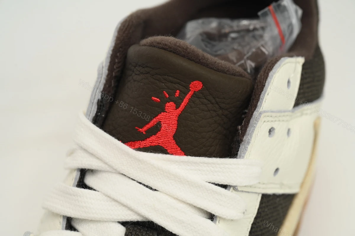 View 7 of Travis Scott × Nike Jordan Jumpman Jack TR White Brown FZ8117-100