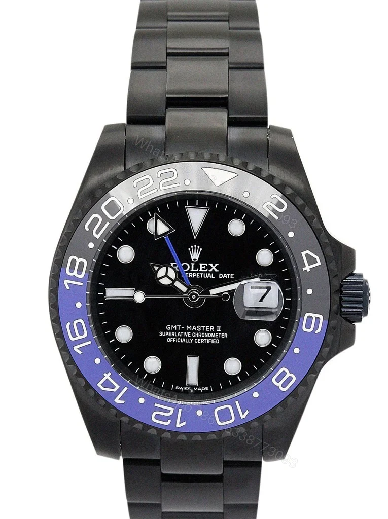 Replica Rolex GMT Master Black Dial 176200 — view 1