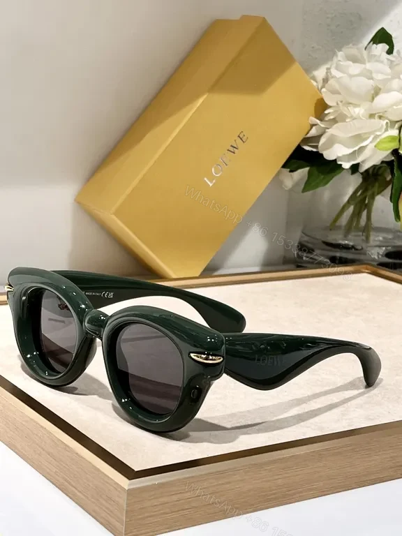 View 3 of Statement Pink Designer Sunglasses: Loewe, UV400, Stylish Comfort