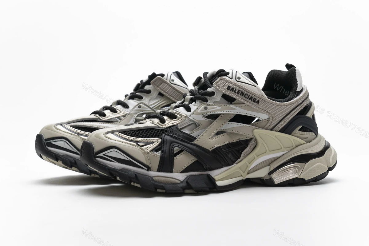 View 4 of Balenciaga Track 2 Sneaker Champagne Black 570391 W2GN9 2009