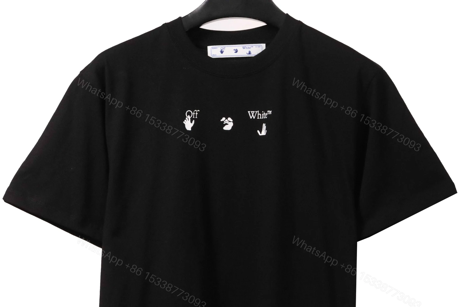View 8 of Off-White Melting Arrow Print T-Shirt Black Blue(Free Shipping)
