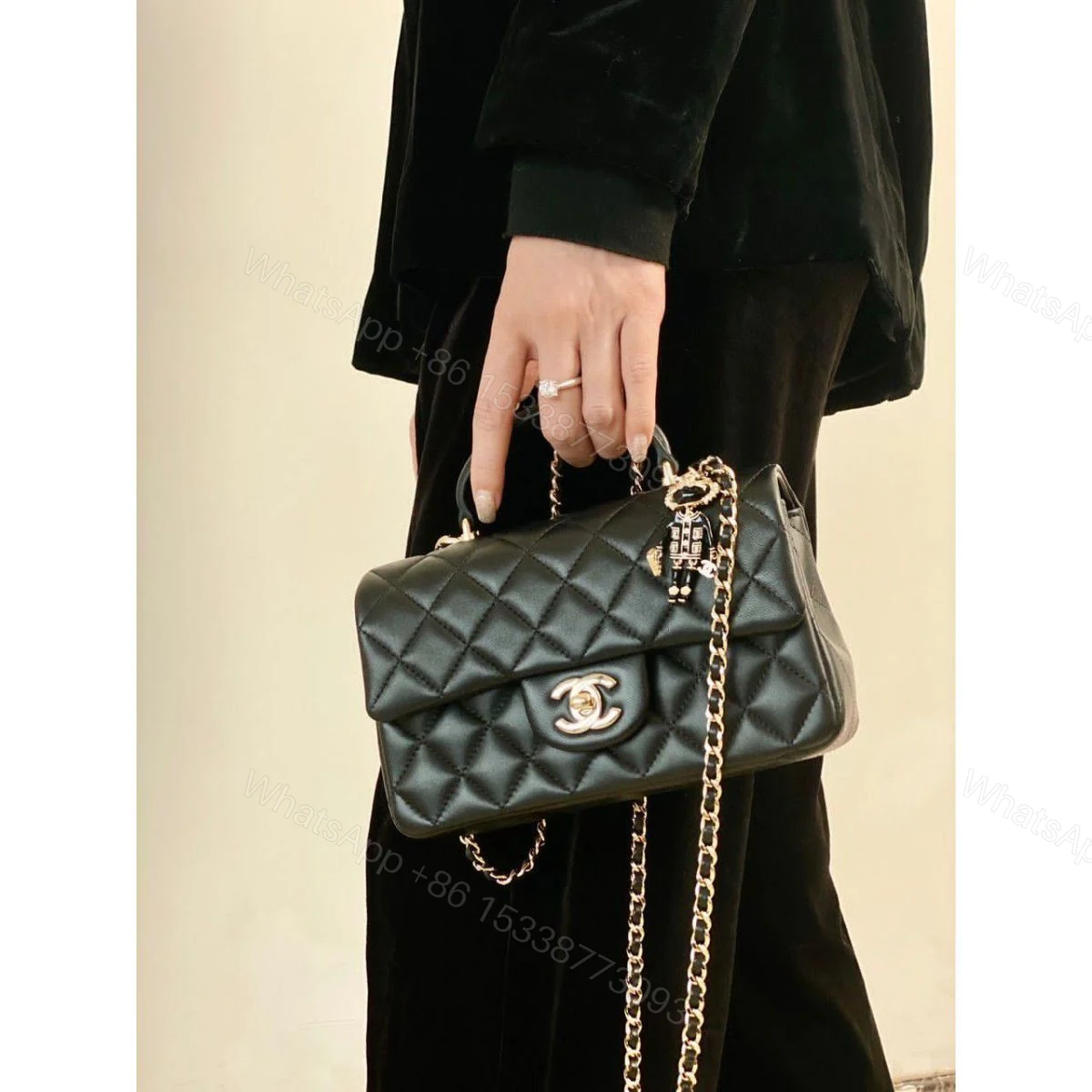 View 7 of FIRST COPY CHANEL MINI FLAP BAG