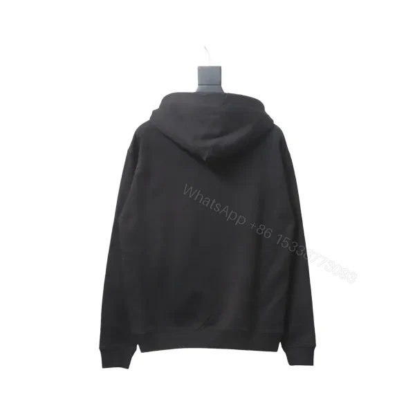 Balenciaga Clothes Languages Hoodie Black Multi — view 2
