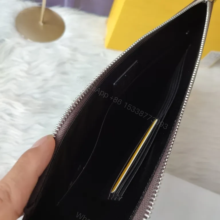 View 4 of Monogrammed Leather Carryall: Luxury Clutch with Fendi Signature