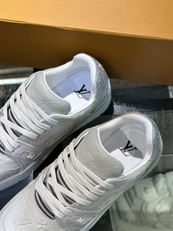 View 2 of Soft Luxury LV-Detail Sneakers: suede, textile, premium style