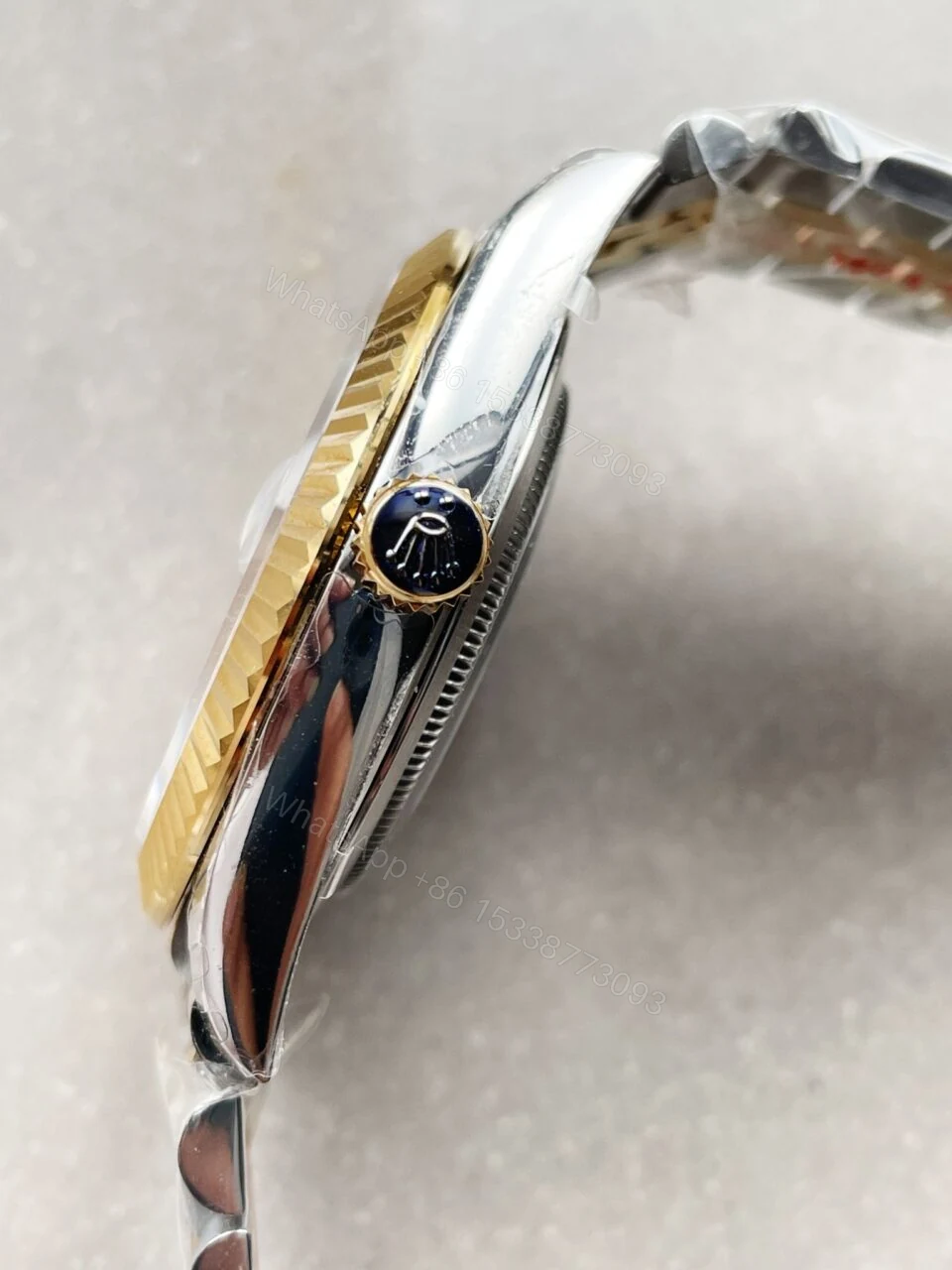 View 8 of EW Factory 1:1 Rolex DateJust 41 126333 SS/YG Best Edition 904L Steel White Stick Dial