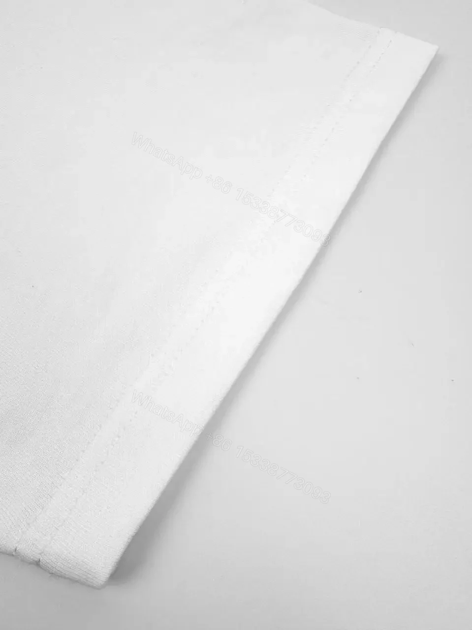 View 12 of White Cotton Minimalist Logo Tee with Signature Graphic