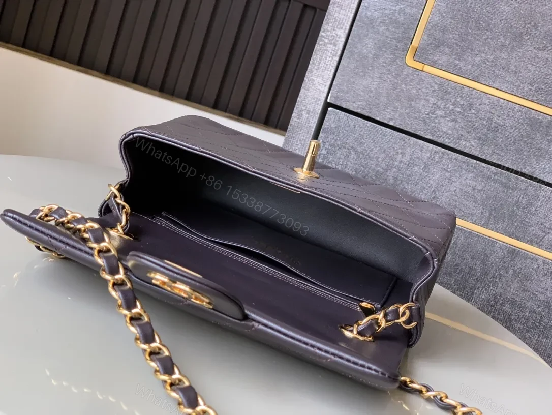 View 9 of Quilted Gold-Hardware Crossbody Bag: Day-to-Night Style