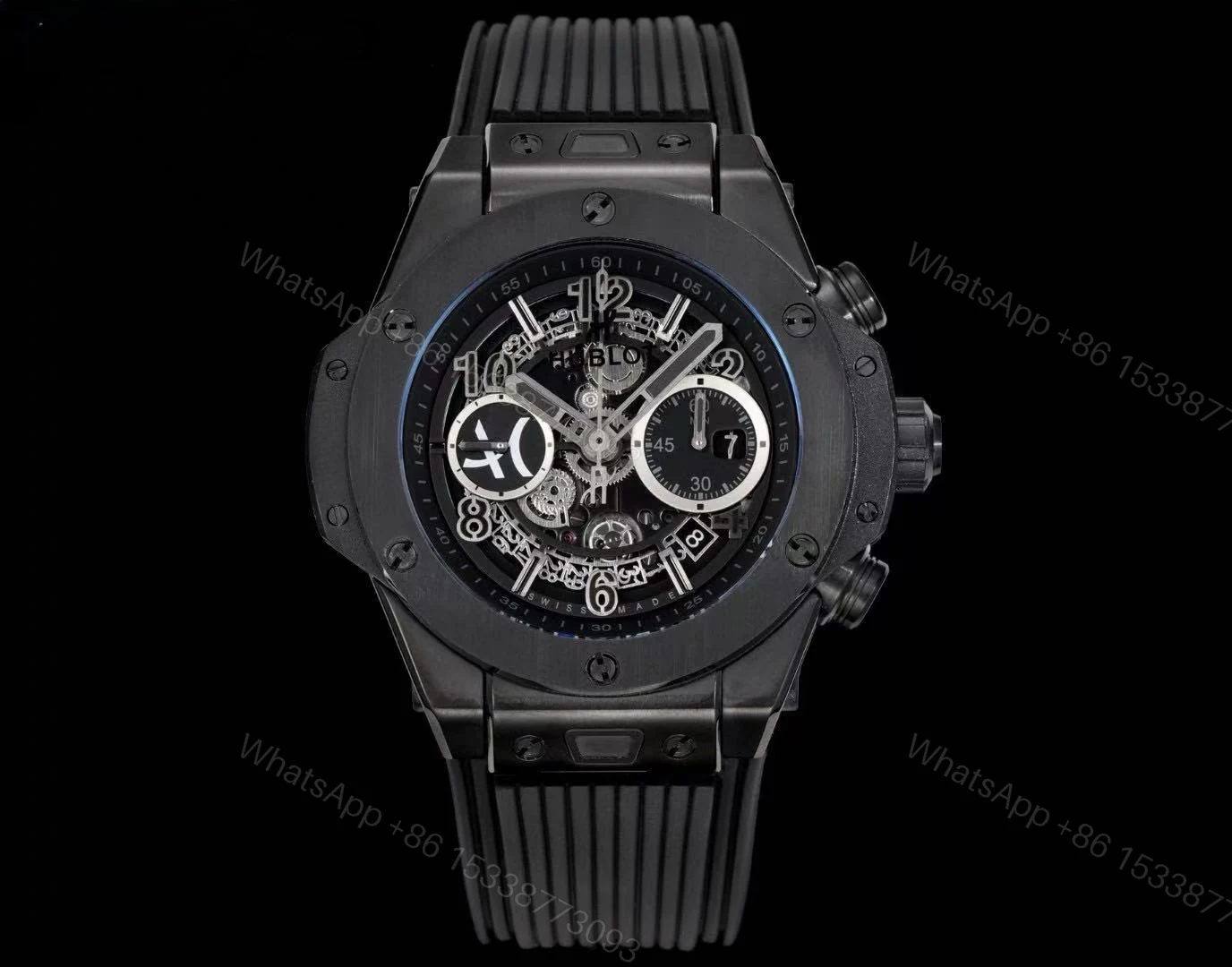 All Black Watch Replica — view 1