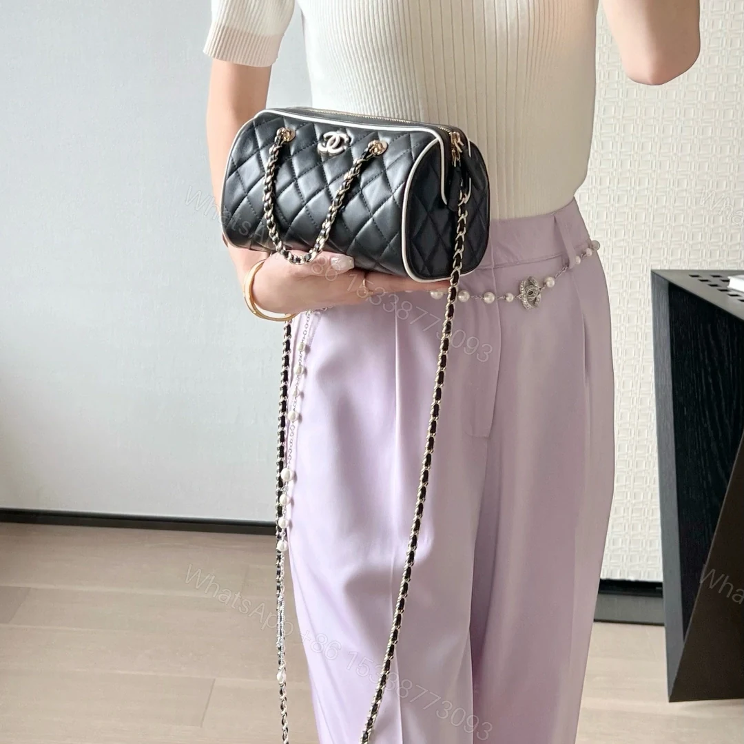 View 18 of 高仿Chanel*25P系列AS4515小羊皮拼色單肩包小號免檢版
