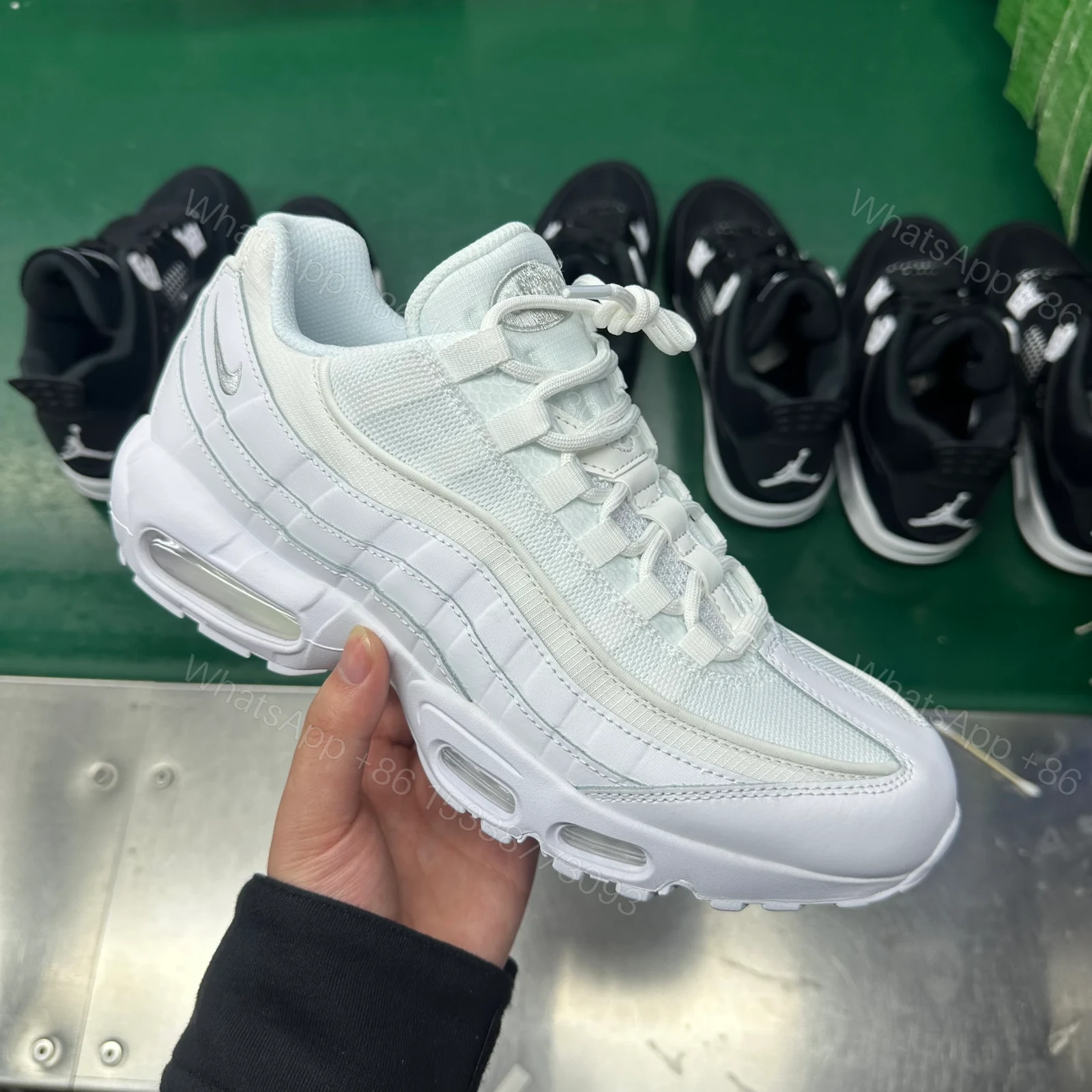 View 7 of Nike Air Max 95 Essential White Grey Fog