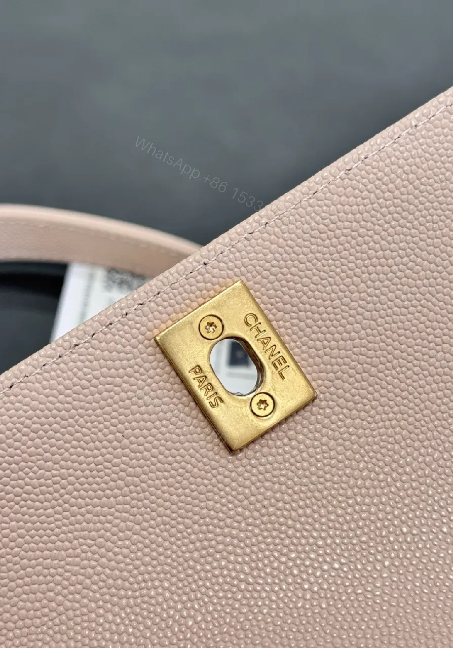 View 6 of Soft Pink Quilted Mini Bag with Gold Chain — Chic Everyday Luxury