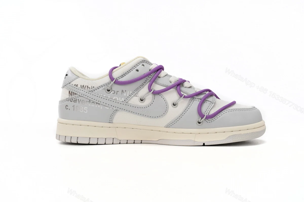 View 3 of OFF WHITE x Nike Dunk SB Low The 50 NO.48 DM1602-107