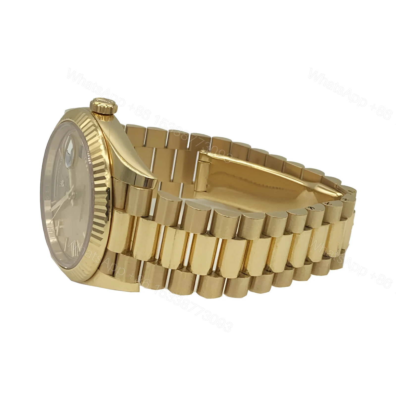 View 3 of Rolex Day-Date II 228238-0007 KW Yellow Gold Champagne Dial Replica