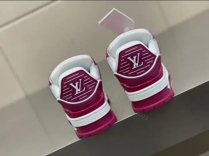 View 9 of LOUIS VUITTON TRAINER SNEAKERS IN WHITE FUCHSIA – LSVT378