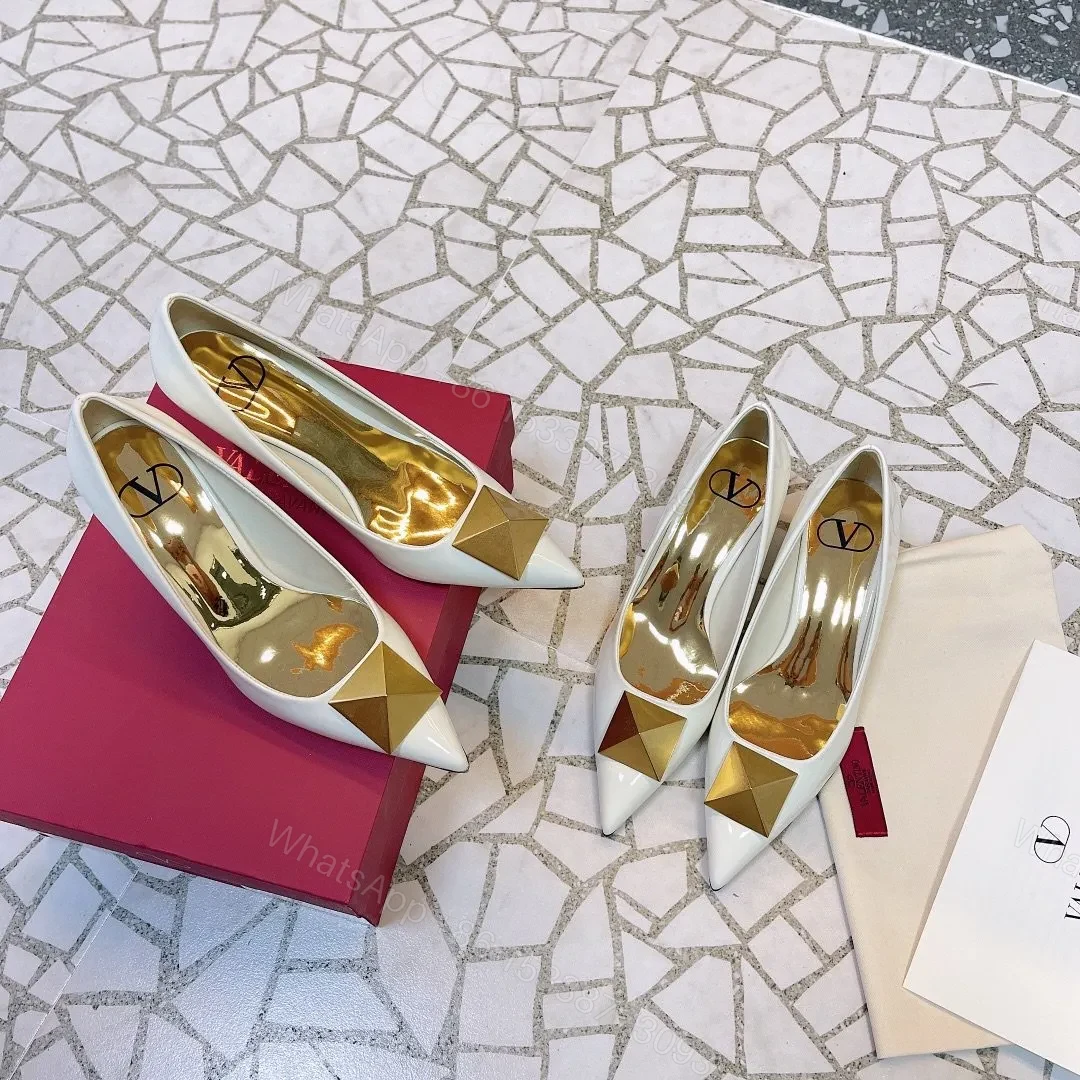 View 2 of Valentino Women White Patent Leather Heels