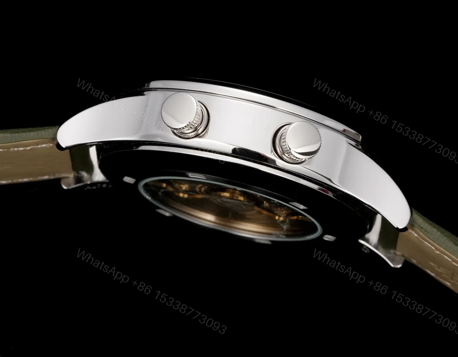 View 8 of Patek Philippe Calatrava Pilot Travel Time Fabric Strap 40mm Premium Edition PATEK-PILOT-TT-FAB-40