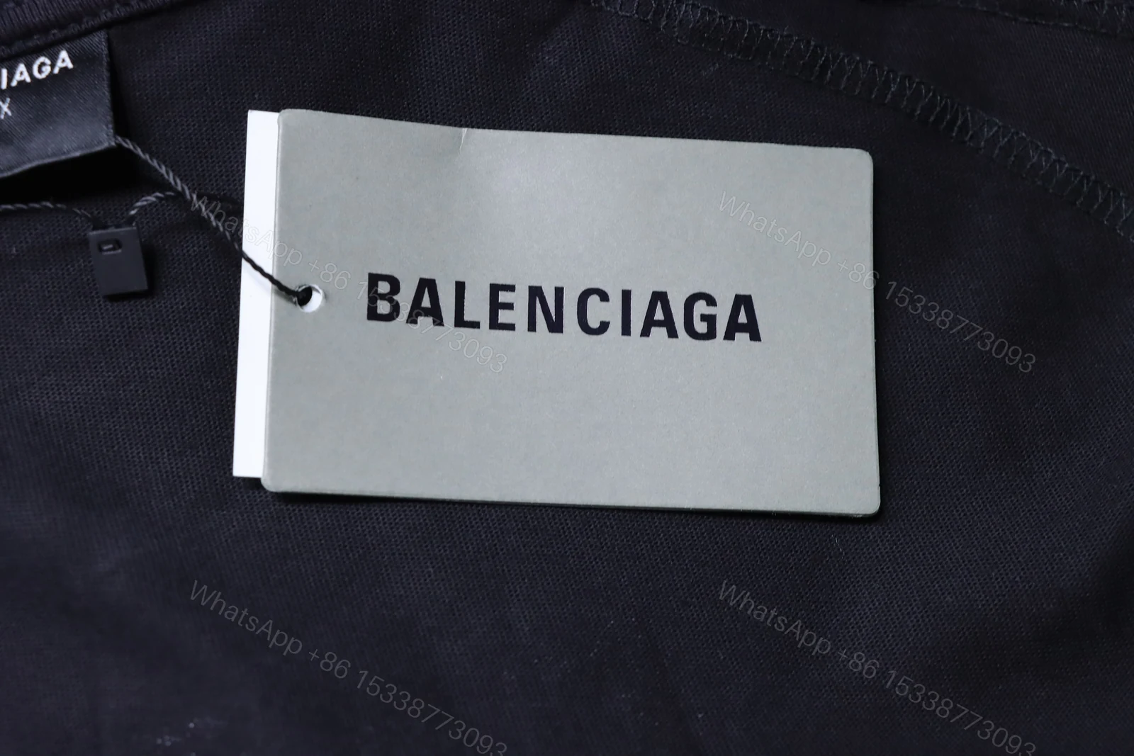 View 8 of Balenciaga Clothes BLCG Manchester United Embroidered White Stripe Paneled Short-Sleeve T-Shirt