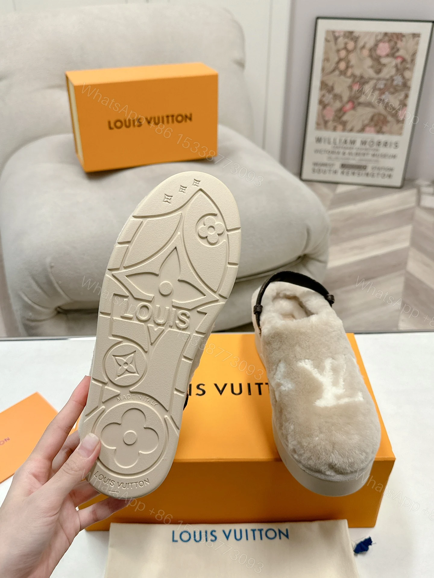 View 6 of LOUIS VUITTON ASPEN COMFORT CLOG LIGHT BEIGE