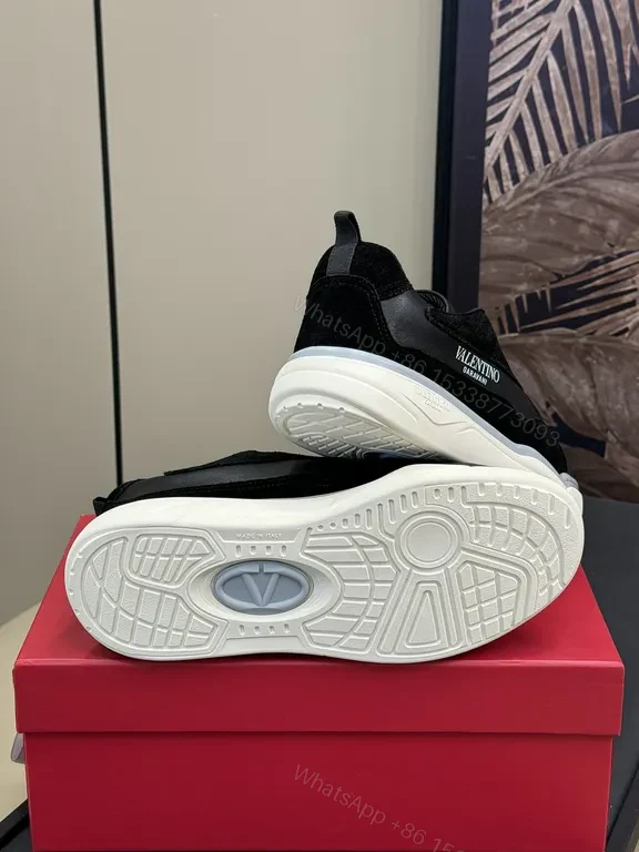 View 8 of Valentino Garavani High-Top Sneakers: Luxe Matte/Patent Finish