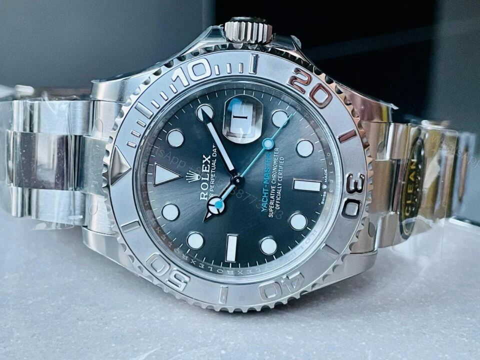 View 10 of CLEAN FACTORY 1:1 Rolex Yacht-Master 126622 904L Steel Best Edition Rhodium Dial on SS Bracelet VR3235
