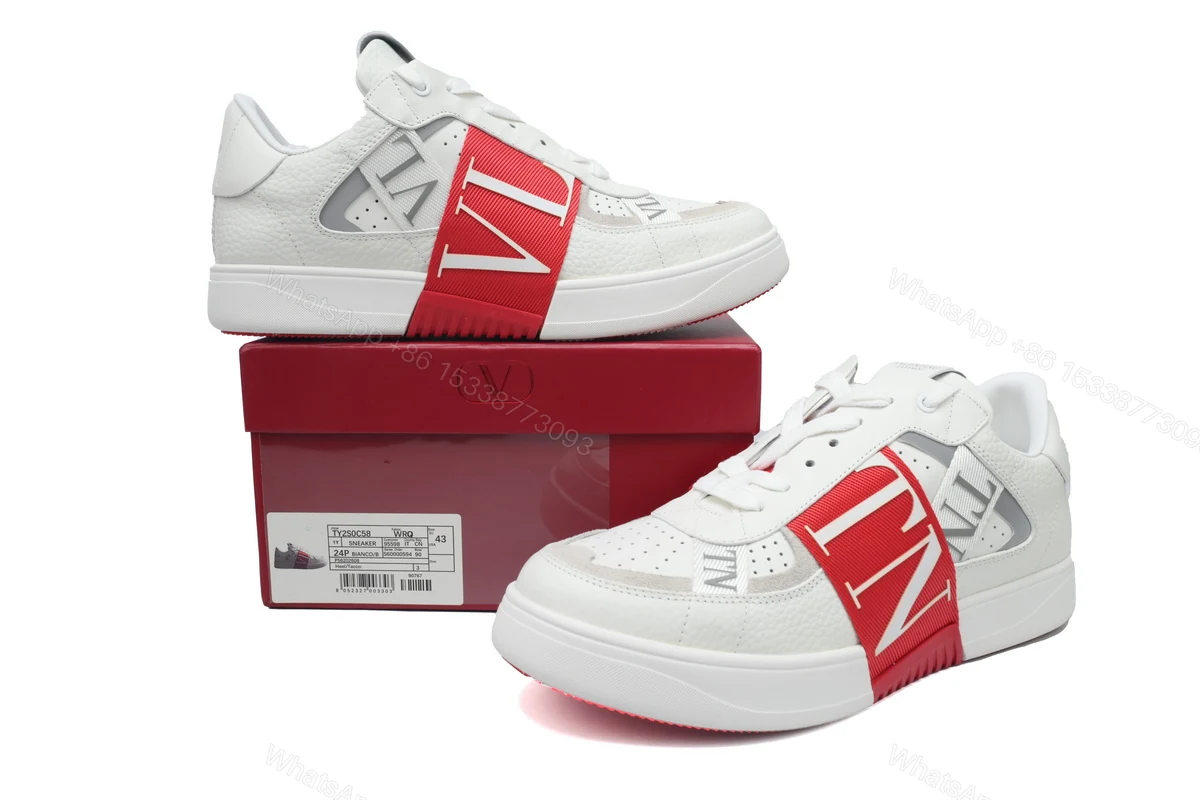 View 2 of Valentino Garavani VL7N Low Sneakers White Red