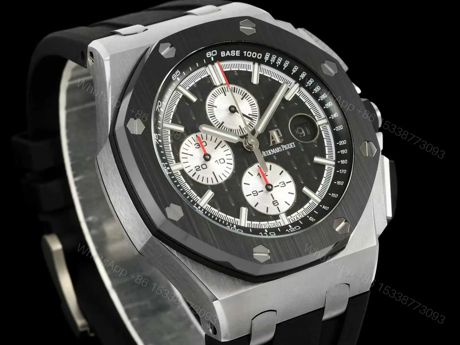 View 2 of APJ Royal Oak Offshore 26400 Series Ceramic Chronograph Watch APJ-26400-CER-001