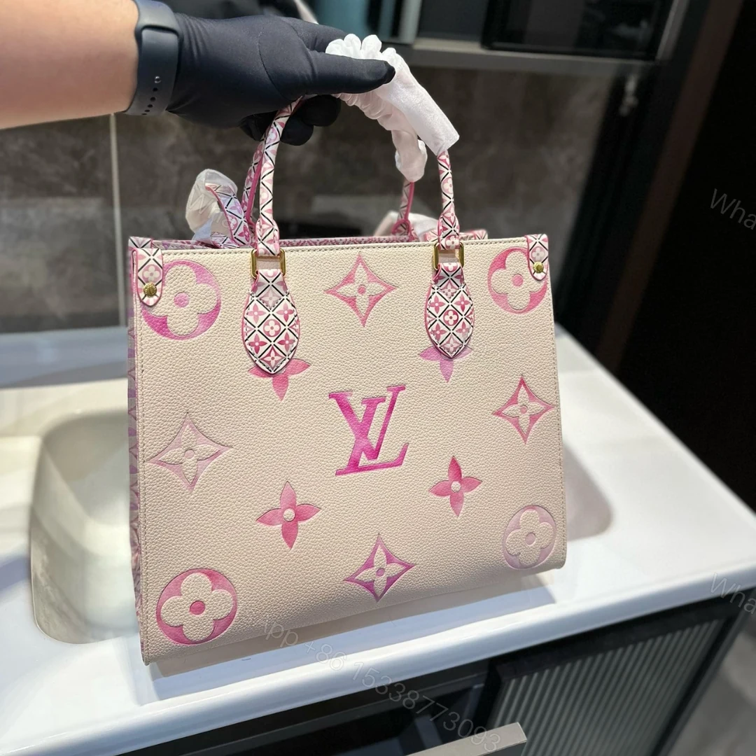 View 3 of LOUIS VUITTON BY THE POOL ON THE GO PM TOTE BAG PINK 34CM M22976