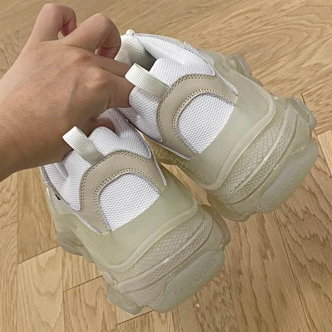 View 8 of BALENCIAGA MEN’S TRIPLE S SNEAKER CLEAR SOLE – BB201