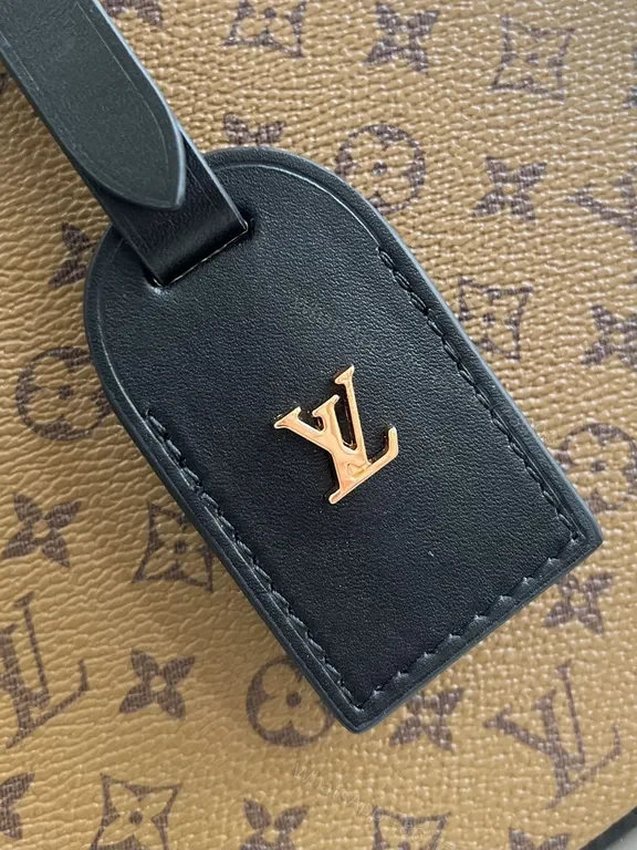 View 9 of Louis Vuitton Round LV Signature Crossbody Bag - Monogram, Black Trim