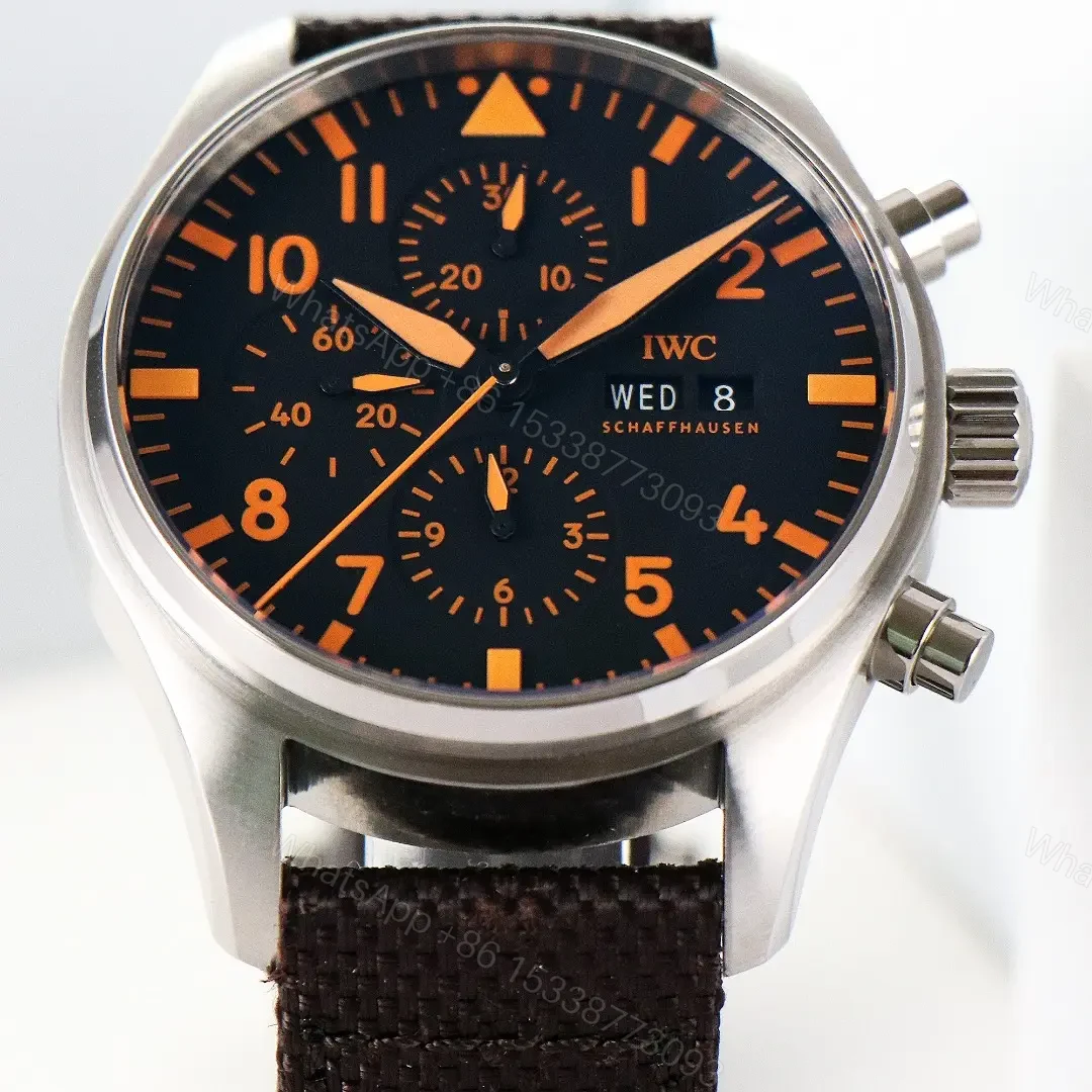 View 5 of IWC Pilot’s Watch Chronograph Stainless Steel / 20th Anniversary Watches of Switzerland IW3777-20