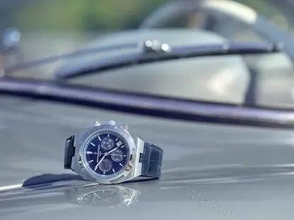 View 21 of Replica vacheron constantin Overseas chronograph 42.50 Stainless steel