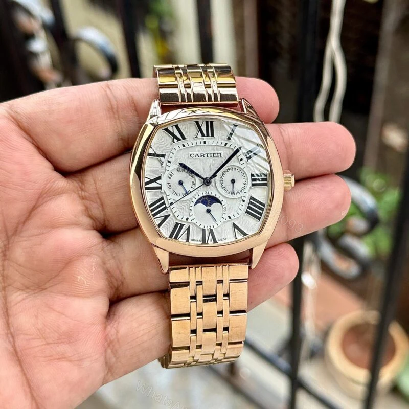 View 2 of Cartier Santos De Multifunction White Dial 43mm Quartz