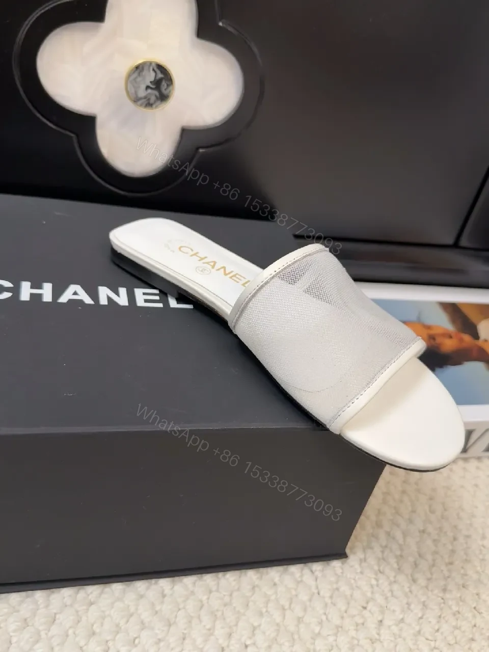 View 7 of White Luxe Slide — Minimalist Comfort, Premium Ease