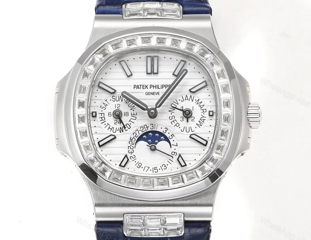 View 2 of Patek Philippe Blue Nautilus Watch