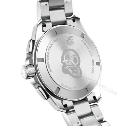 View 6 of Replica TAG Heuer Aquaracer Men Automatic Blue Stainless Steel Watch WAY201T.BA0927