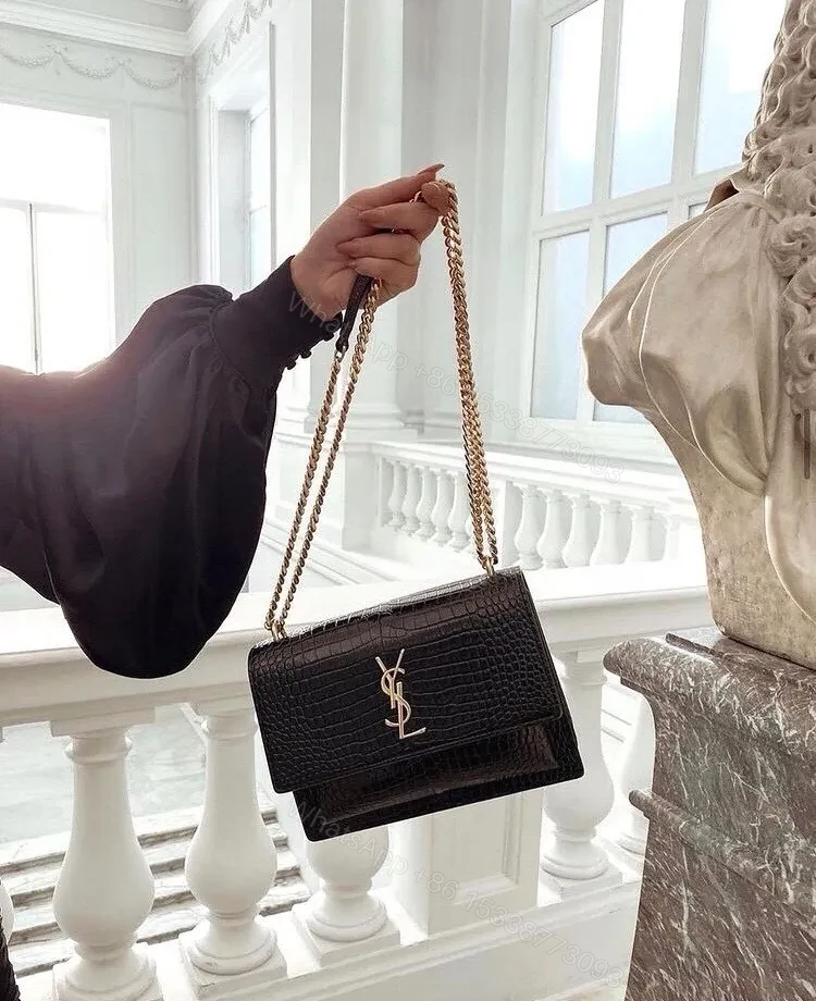 View 5 of YSL Yves Saint Laurent Medium Sunset Bag (Available in all Colours)