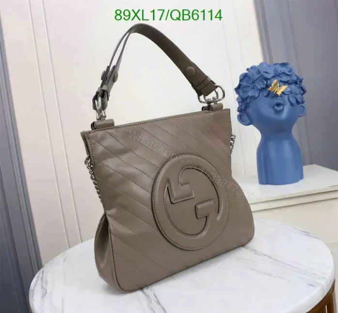 View 16 of Gucci Knockoff Brown Blondie Small Shoulder Bag QB61144 – Iconic Interlocking G Design