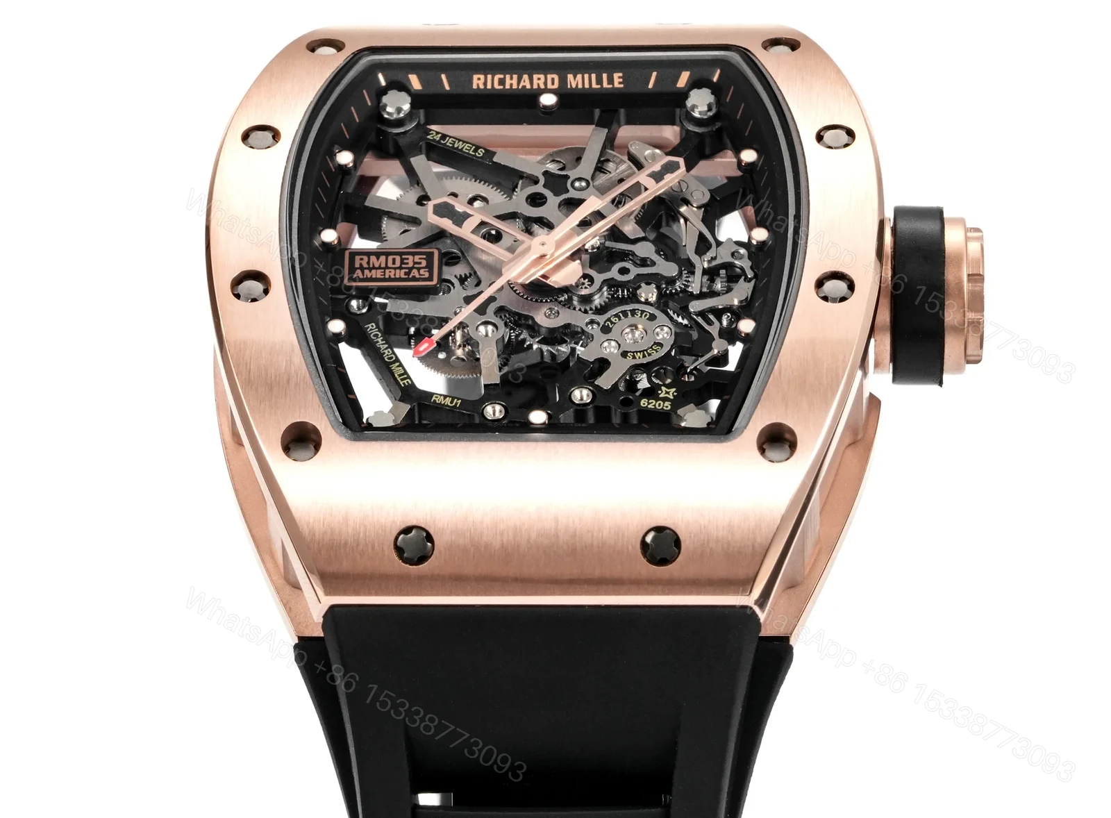 View 4 of Richard Mille RM035 Big Bull RMUL1 NTPT Carbon Fiber RM035-BIGBULL-RMUL1-NTPT-VELCRO