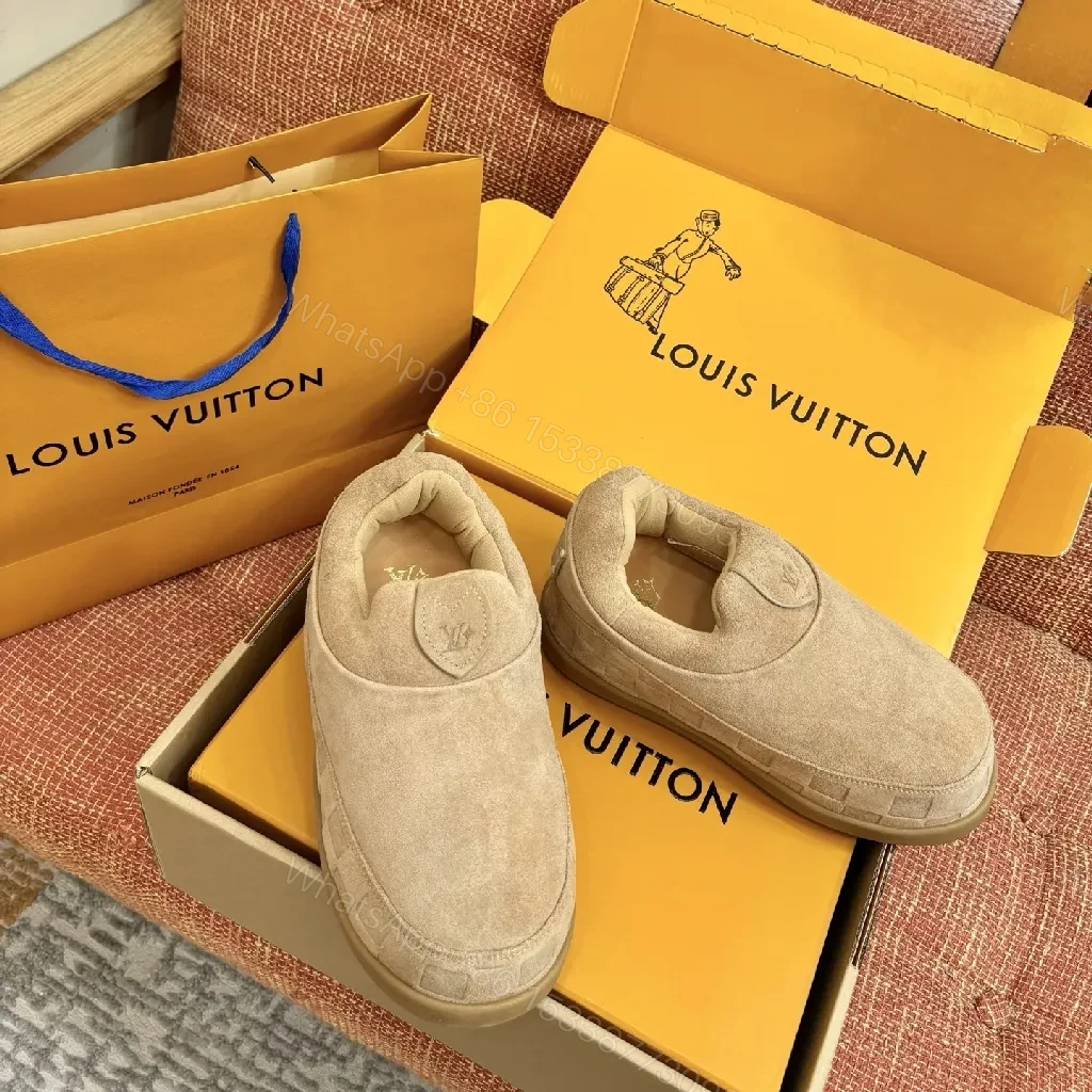View 2 of Soft Suede Slip-Ons: Subtle Designer Detailing, All-Day Comfort