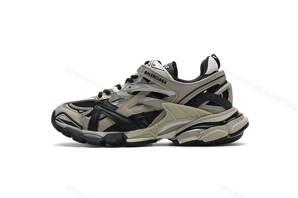 View 13 of Balenciaga Track 2 Sneaker Champagne Black 570391 W2GN9 2009