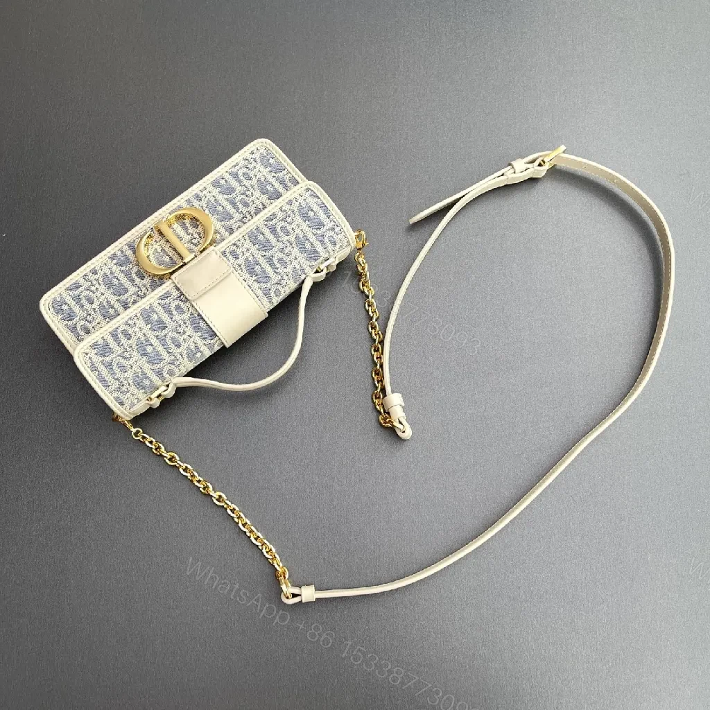 View 4 of Chic Monogram Mini Bag: Luxe Chain, Structured Texture