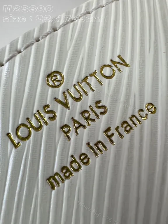 View 3 of Off-White Leather Ridged Bag: Gold Chain Shoulder Bag