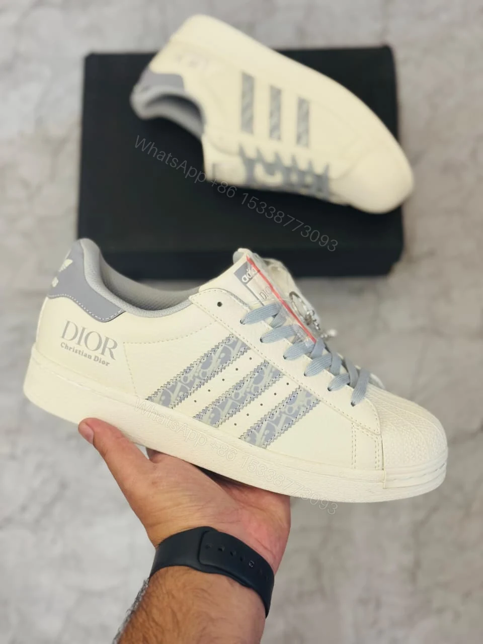 View 2 of FIRST COPY Adidas superstar x Dior Shoes For Men