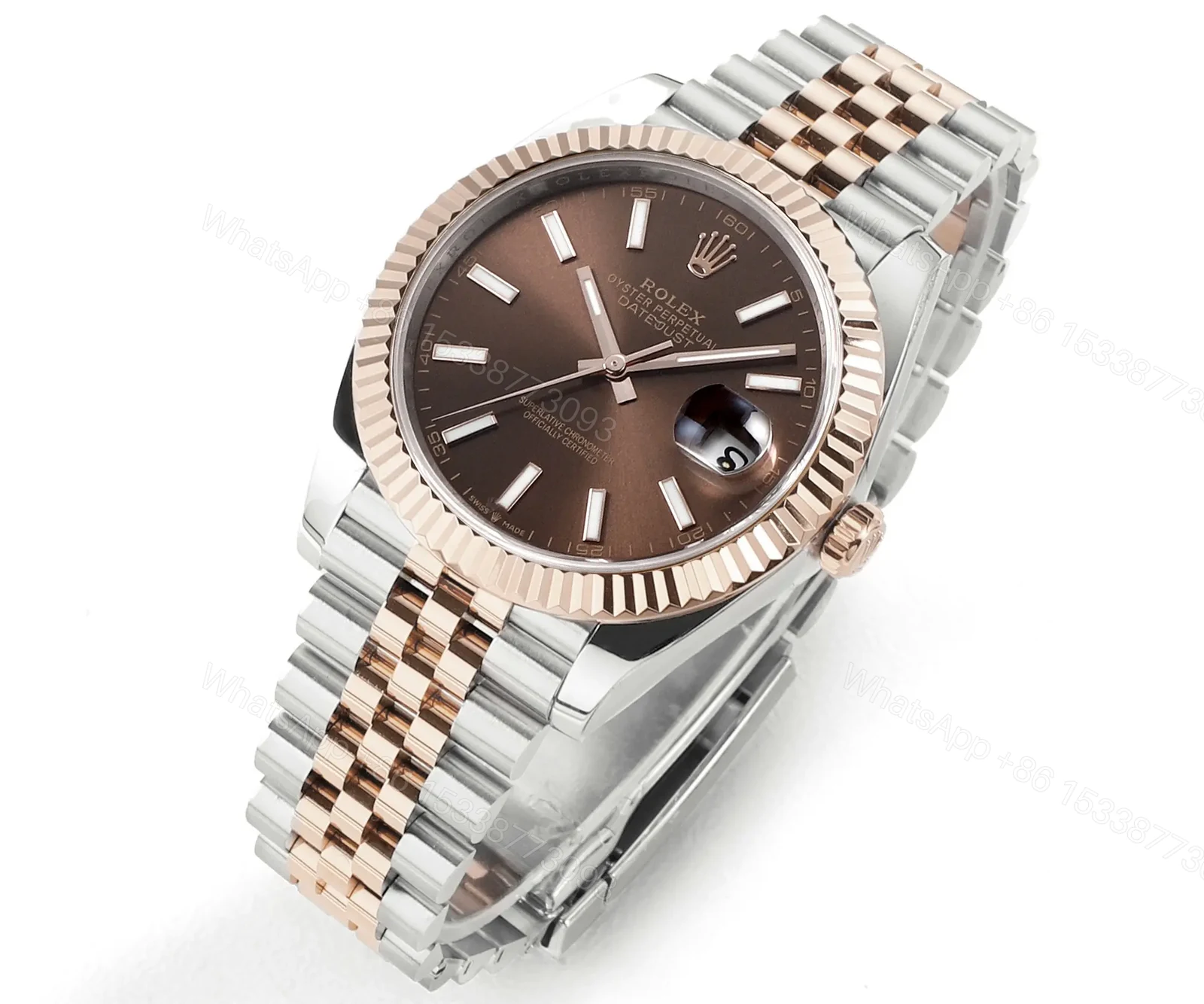 View 2 of Clean Factory DDF Classic Brown Two-Tone Watch
