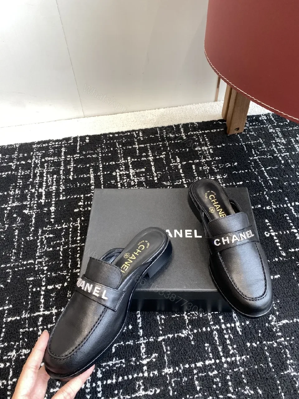 View 6 of Effortless Chic Slip-Ons Luxury Leather Sandals