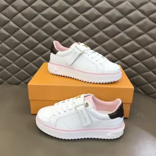 View 5 of LOUIS VUITTON TIME OUT SNEAKER IN WHITE AND PINK – LSVT364