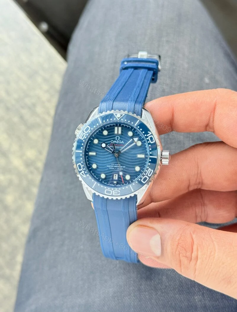 View 3 of Omega Seamaster Diver 300M Blue Dial Automatic 40mm